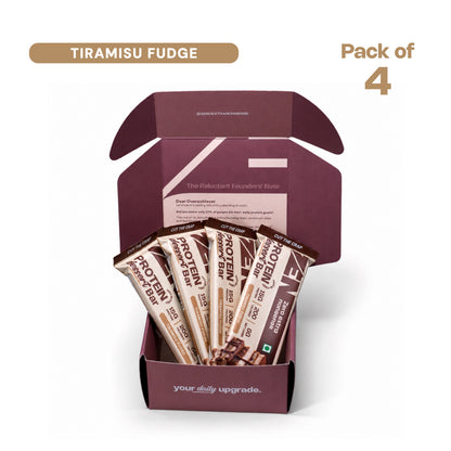 Tiramisu Fudge Protein Dessert bar