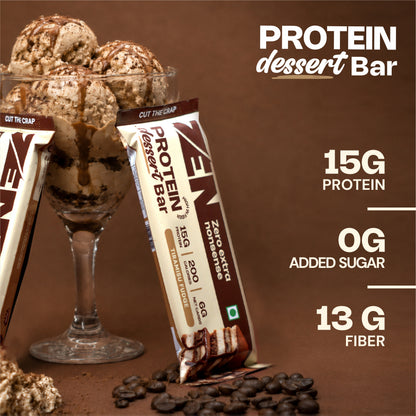 Tiramisu Fudge Protein Dessert bar