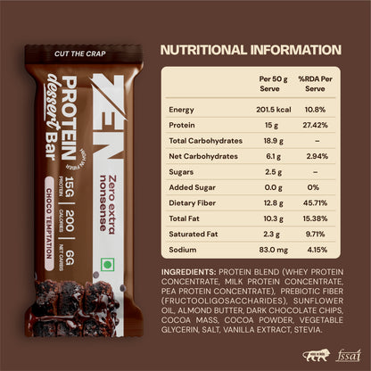 Choco Temptation Protein Dessert Bar