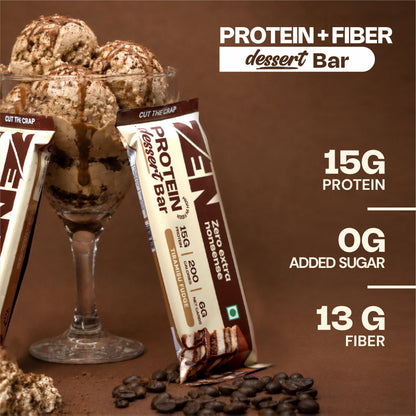 Tiramisu Fudge Protein Dessert bar