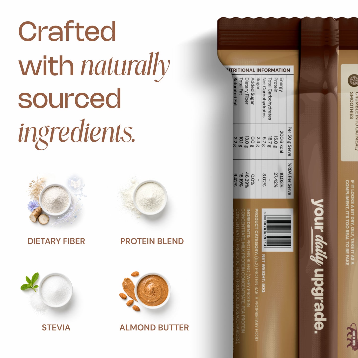 Tiramisu Fudge Protein Dessert bar