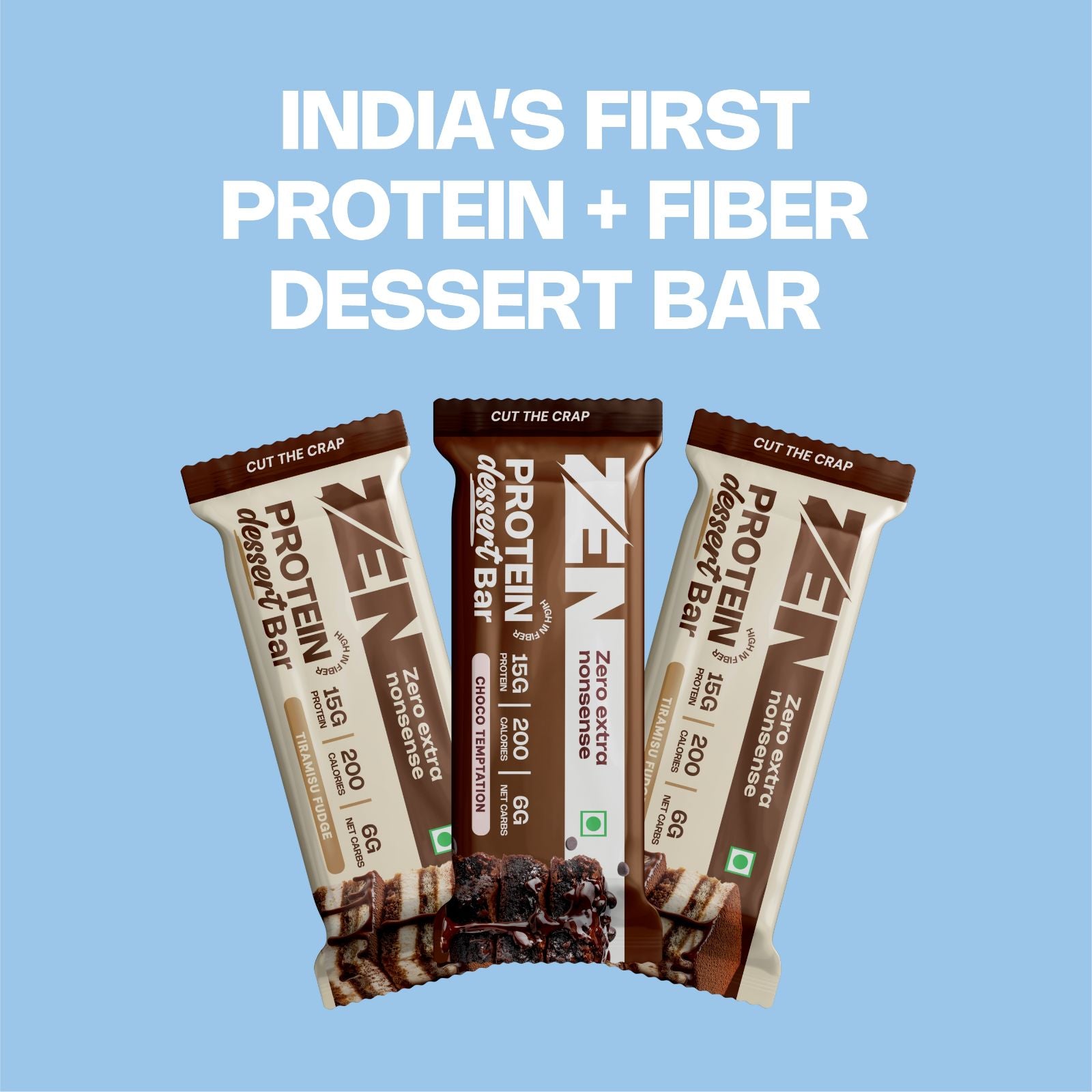 Protein + Fiber Dessert Bar Variety Pack – Zen-Zero Extra Nonsense